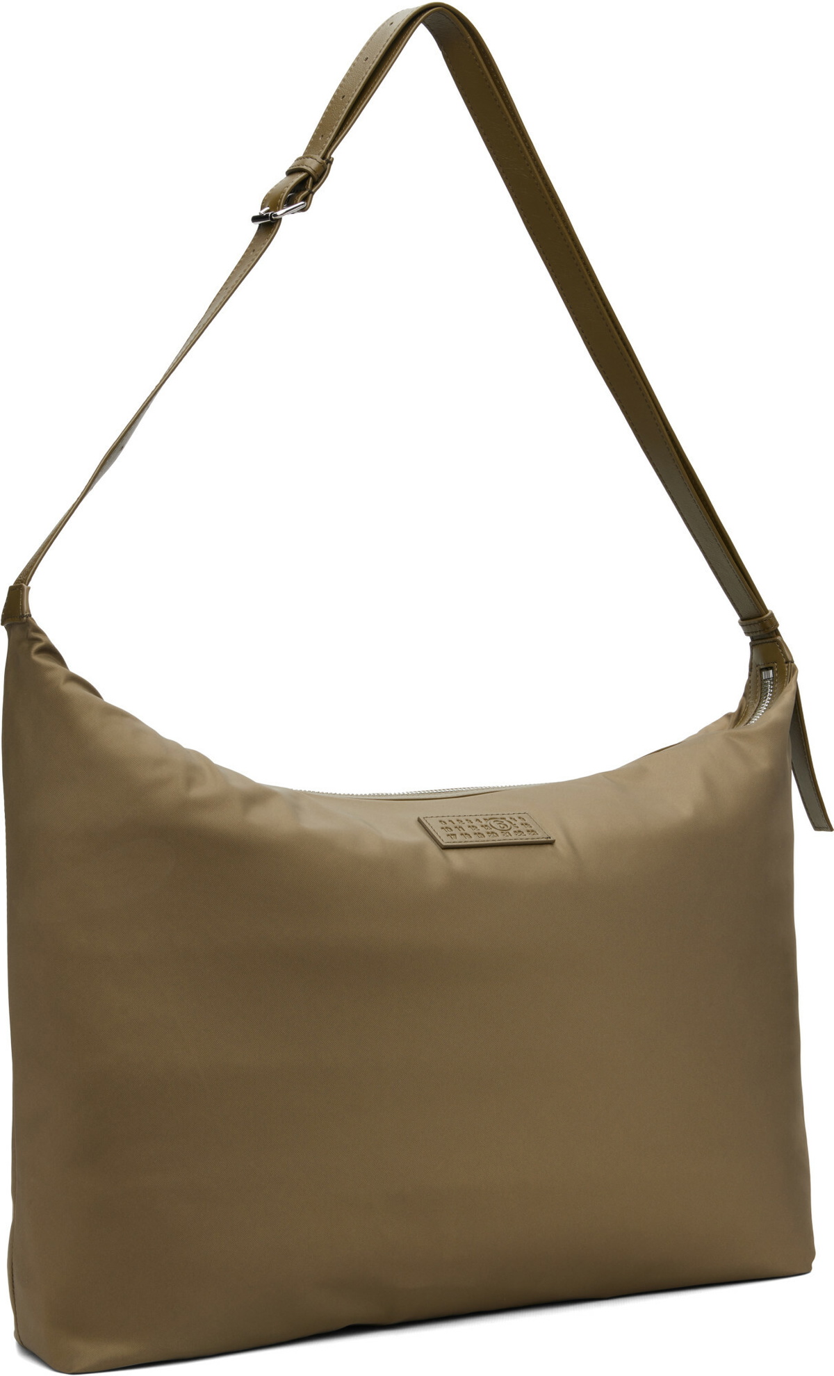 MM6 Maison Margiela Khaki Big Numeric Crossbody Bag