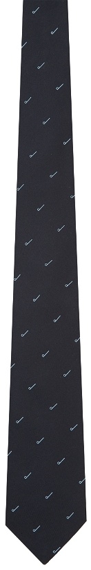 Photo: Dunhill Navy D Printed Tie