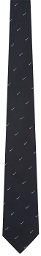Dunhill Navy D Printed Tie
