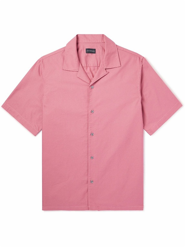 Photo: Club Monaco - Convertible-Collar Cotton Shirt - Pink
