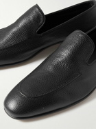Manolo Blahnik - Truro Full-Grain Leather Loafers - Black
