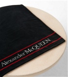 Alexander McQueen Selvedge cotton beach towel
