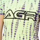 AGR Women's Logo Baby T-Shirt in G/Y Crackle