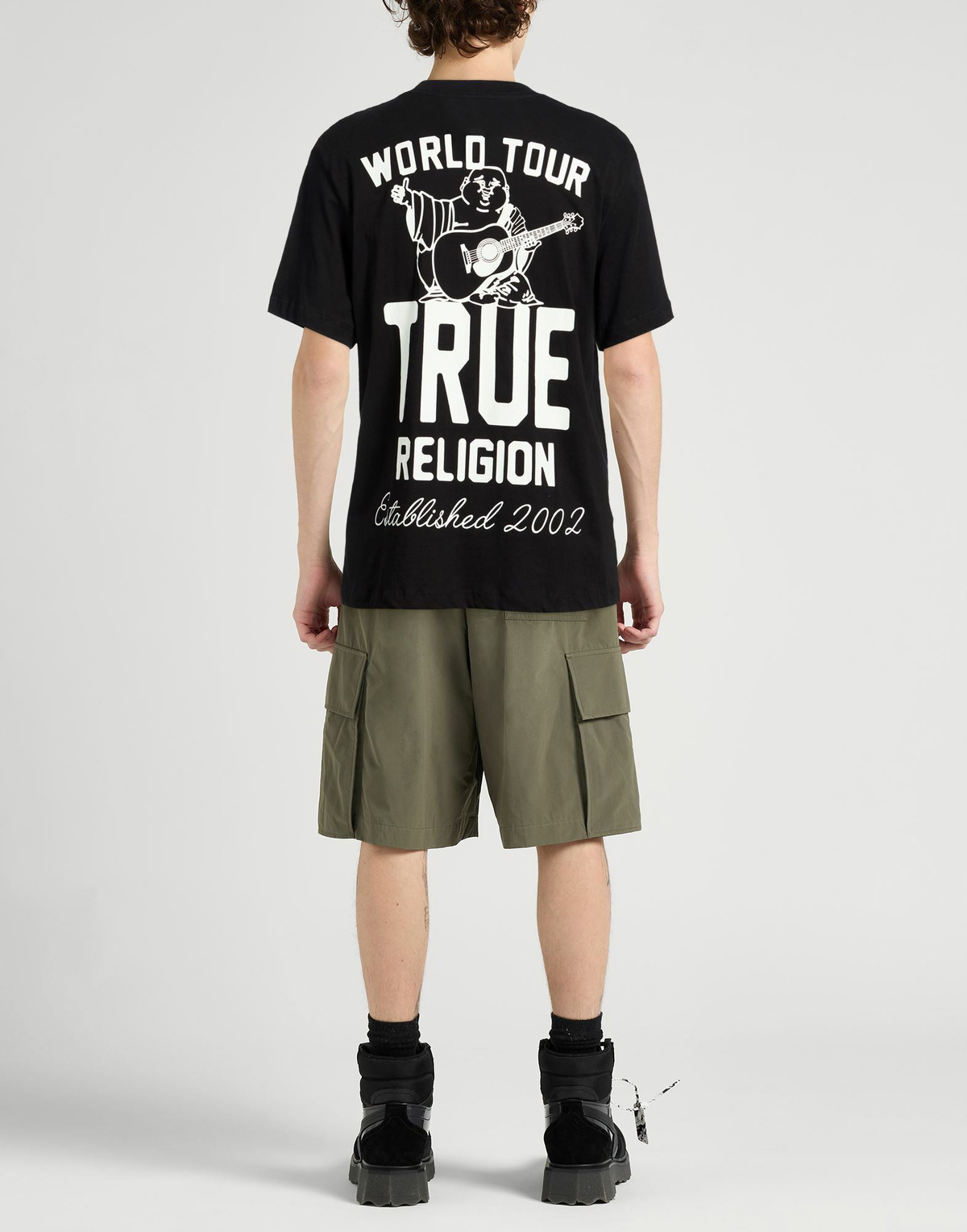 True Religion Mens T-shirt in Black