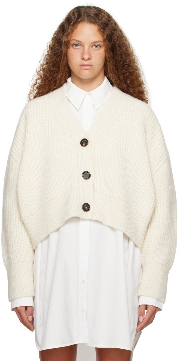 ANINE BING Off White Maxwell Cardigan ANINE BING