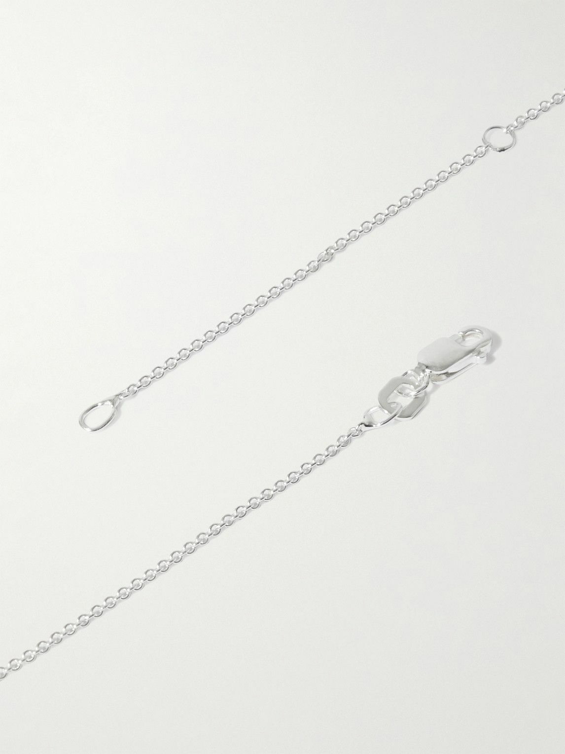 LE GRAMME 3.4g Sterling Silver Tsavorite Necklace for Men