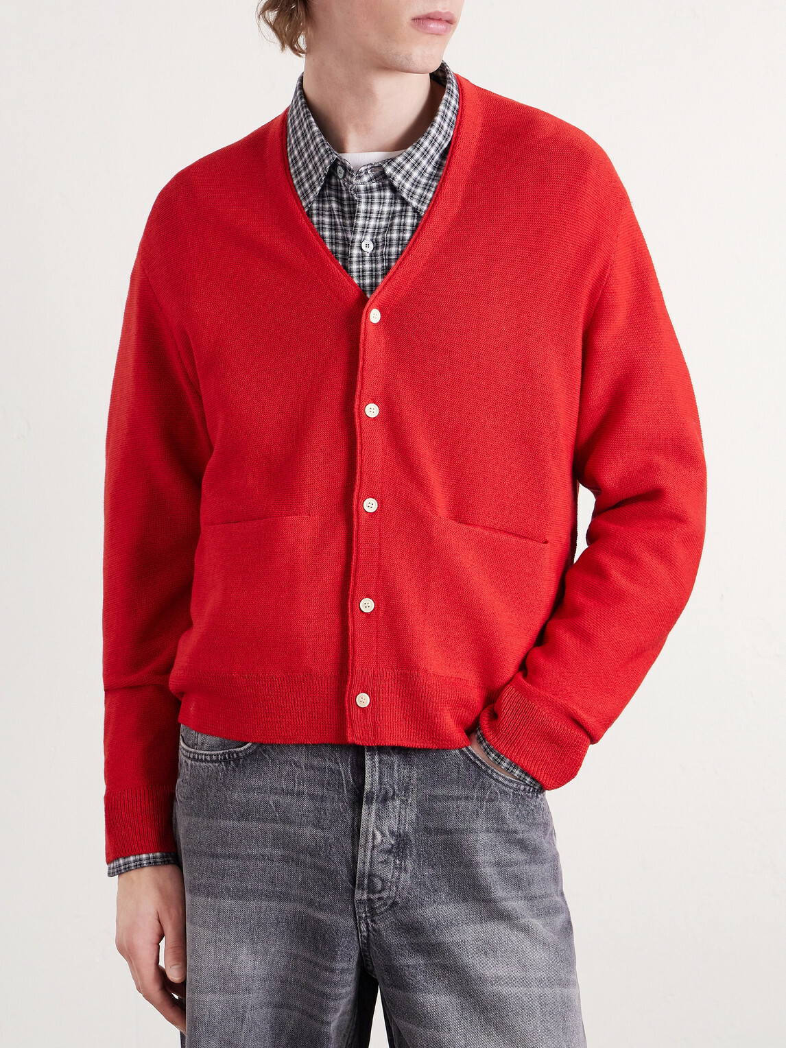 Visvim - Selmer Wool Cardigan - Red