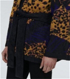 Saint Laurent Knitted shawl cardigan