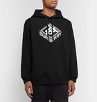 Burberry - Ellison Logo-Print Loopback Cotton-Jersey Hoodie - Black