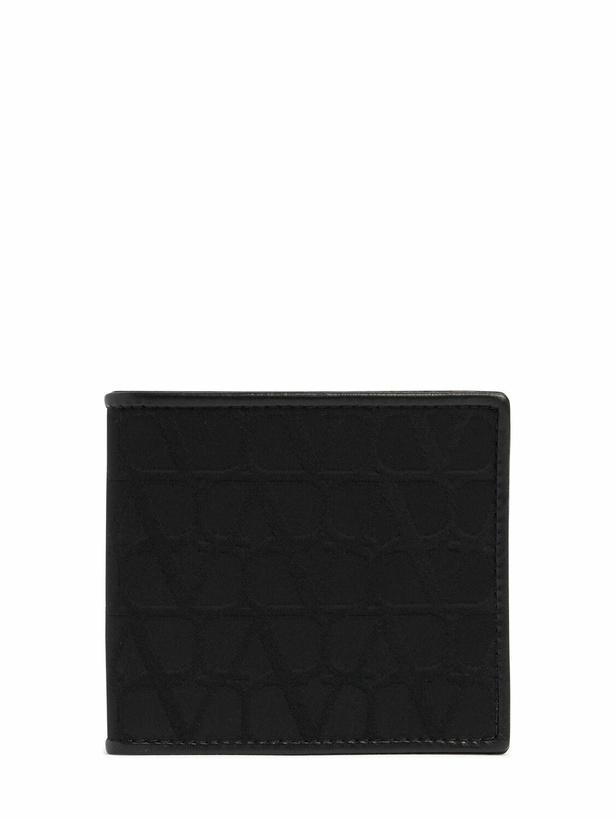 Photo: VALENTINO GARAVANI Toile Iconograph Billfold Wallet