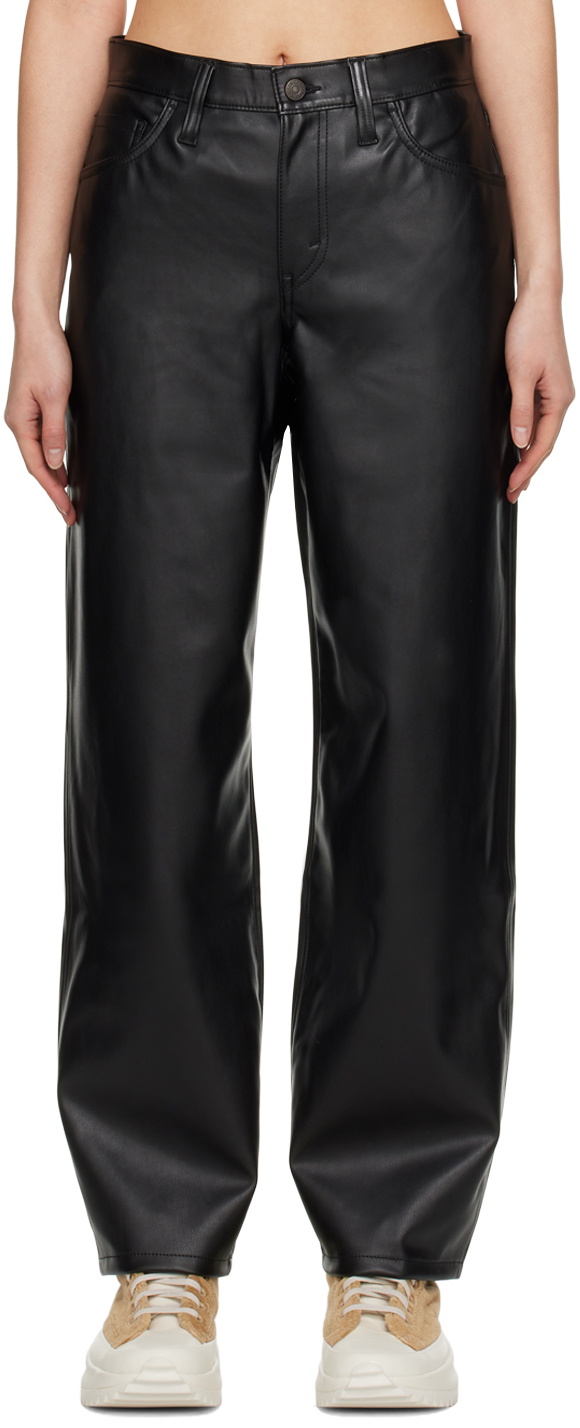 Philipp Plein Gothic Plein track shorts - StclaircomoShops KR - Black Leather  trousers Balenciaga