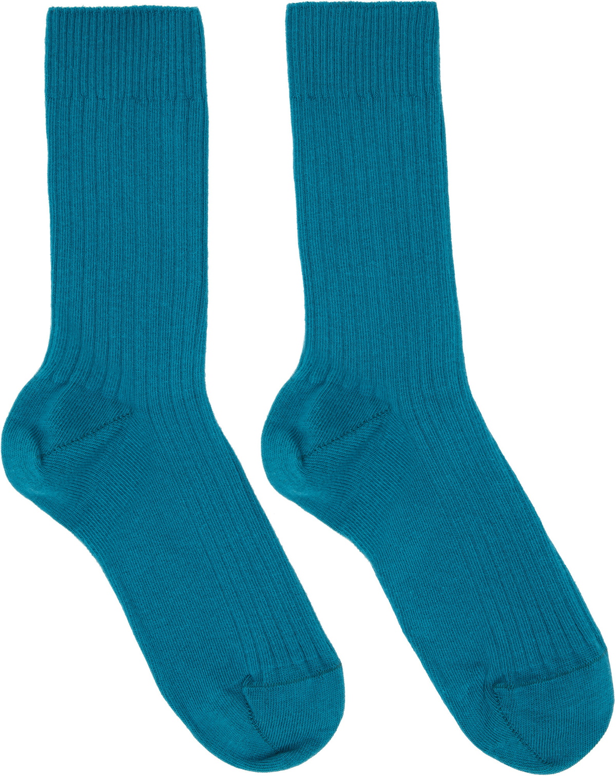Baserange Three-Pack Multicolor Cotton Rib Overankle Socks
