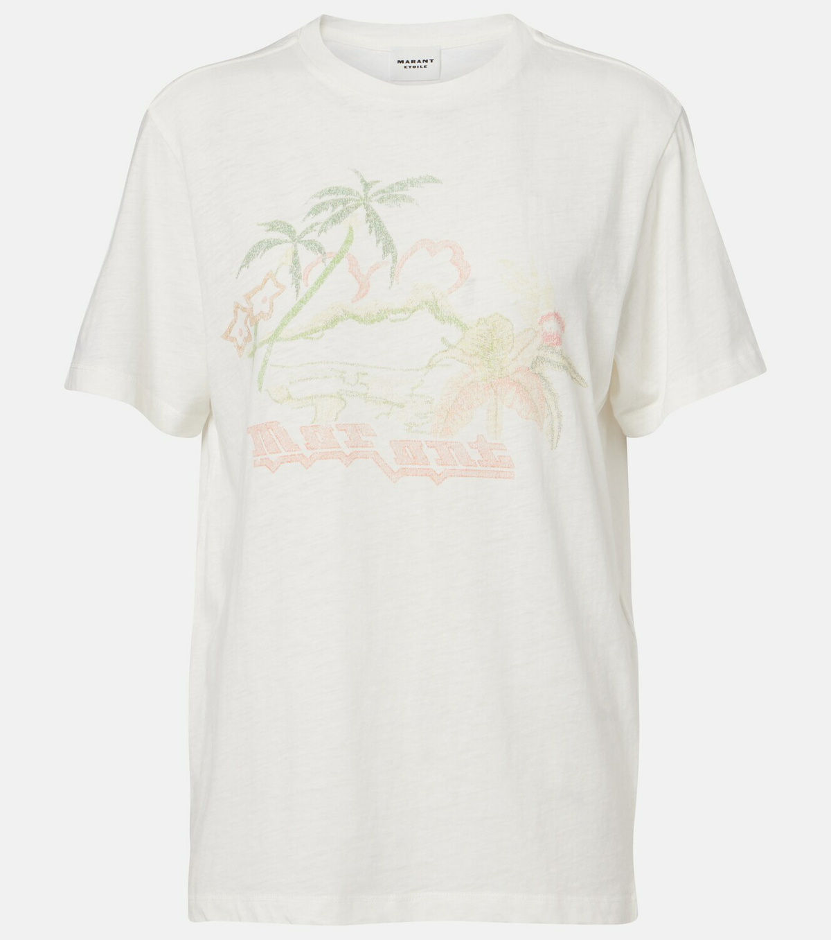 Marant Etoile Zewel printed cotton T-shirt