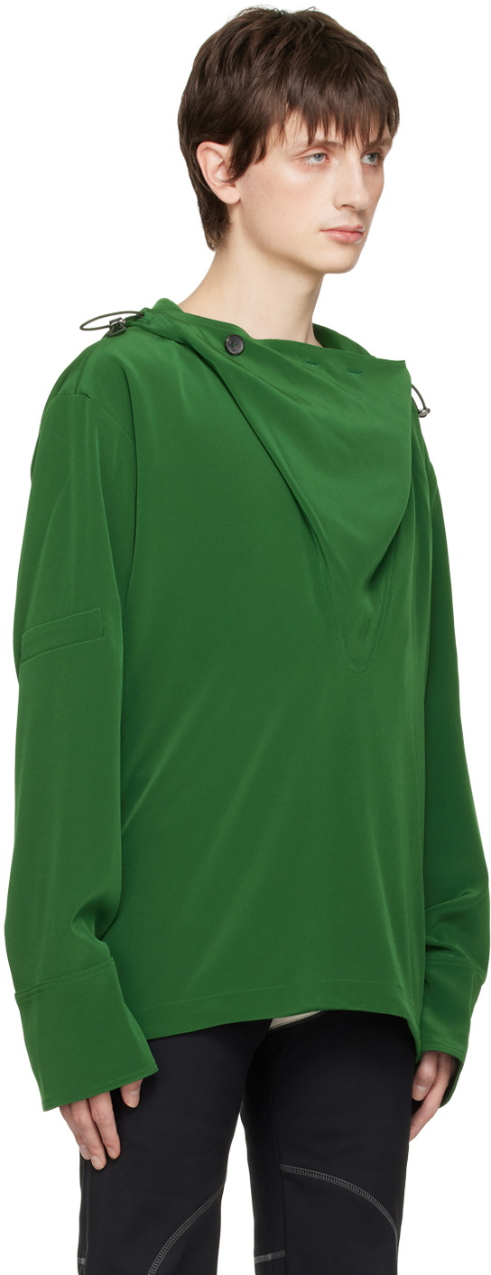 Maximilian Davis Green Blake Hoodie