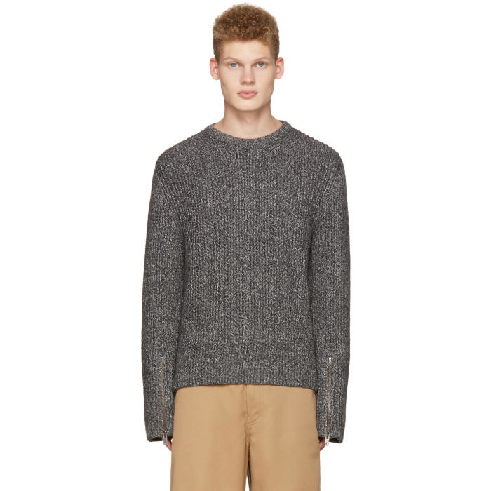 Photo: Maison Margiela Grey Ribbed Sweater