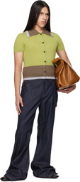 EGONlab Navy Overscaled Jeans