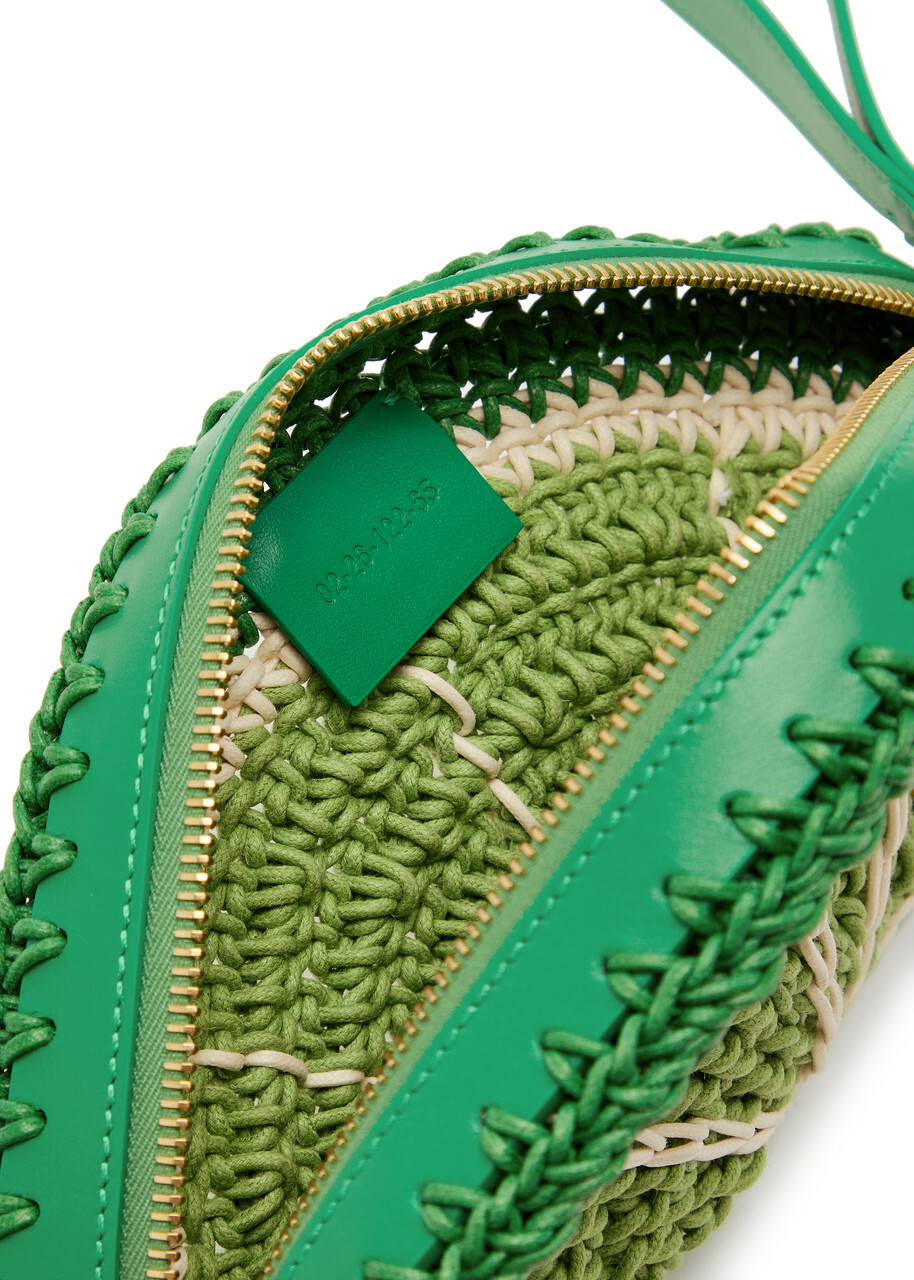 Chloe Tropicus Lime Braided Waxed Cord Clutch - Green - One Size