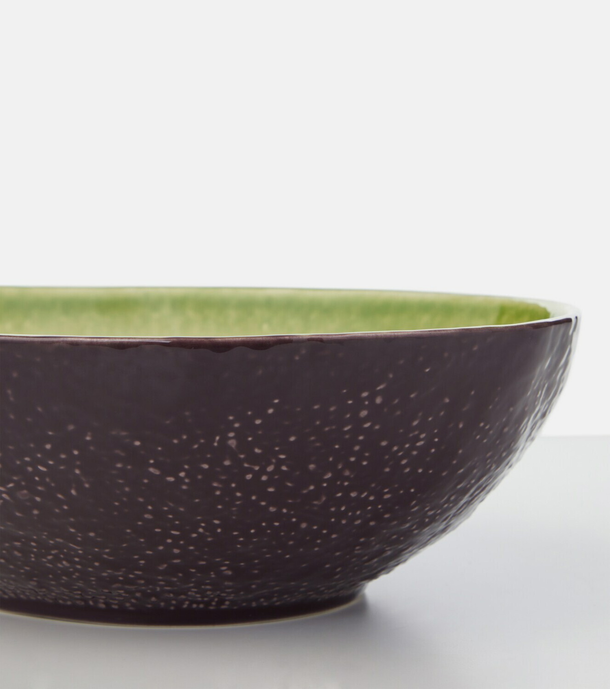Bordallo Pinheiro Tropical Fruits Avocado earthenware salad bowl