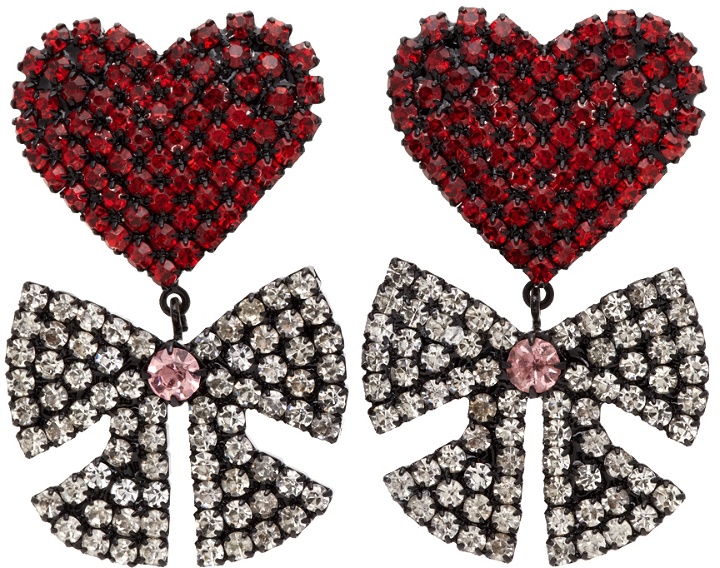 Photo: Ashley Williams Red Heart Bow Earrings