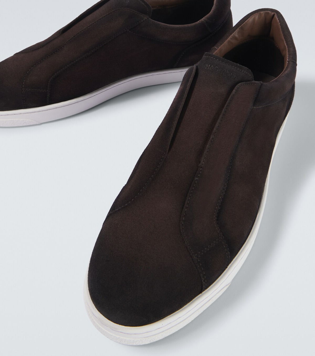 Magnanni Open suede sneakers