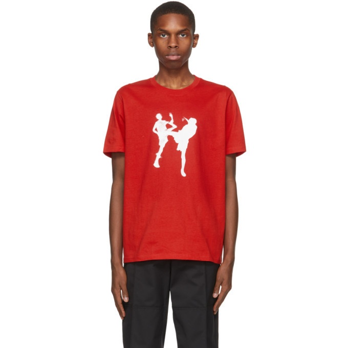Photo: Eastwood Danso Red Graphic T-Shirt