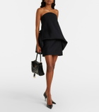 Balenciaga Peplum bustier dress