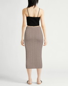 Peserico Womens Midi skirt Khaki