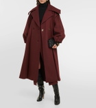 Patou Belted double-breasted wool-blend coat