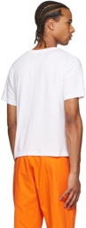 Ludovic de Saint Sernin White Crystal Logo T-Shirt