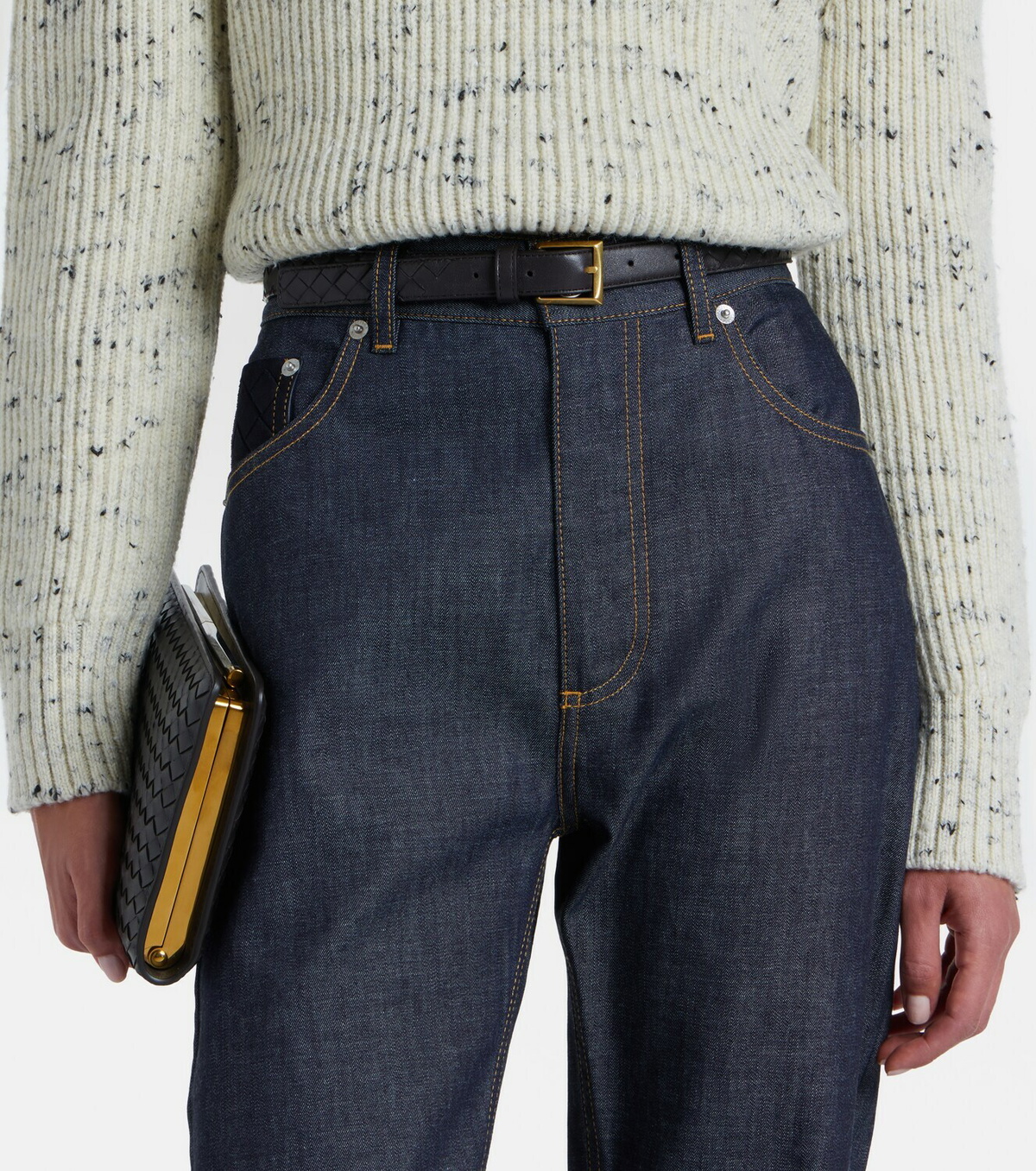 Bottega Veneta Intrecciato leather belt