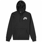Nike SB Men's Chest Logo Popover Hoody in Black/White