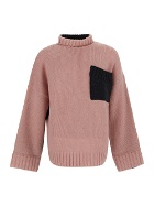 Jw Anderson Two Toned Knit Sweater