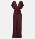 Aya Muse Anara ruched maxi dress