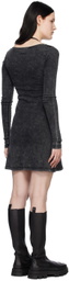 Diesel Black D-Branette Minidress