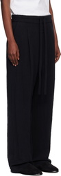 Fear of God Black Tencel Nylon Drawstring Straight Trousers