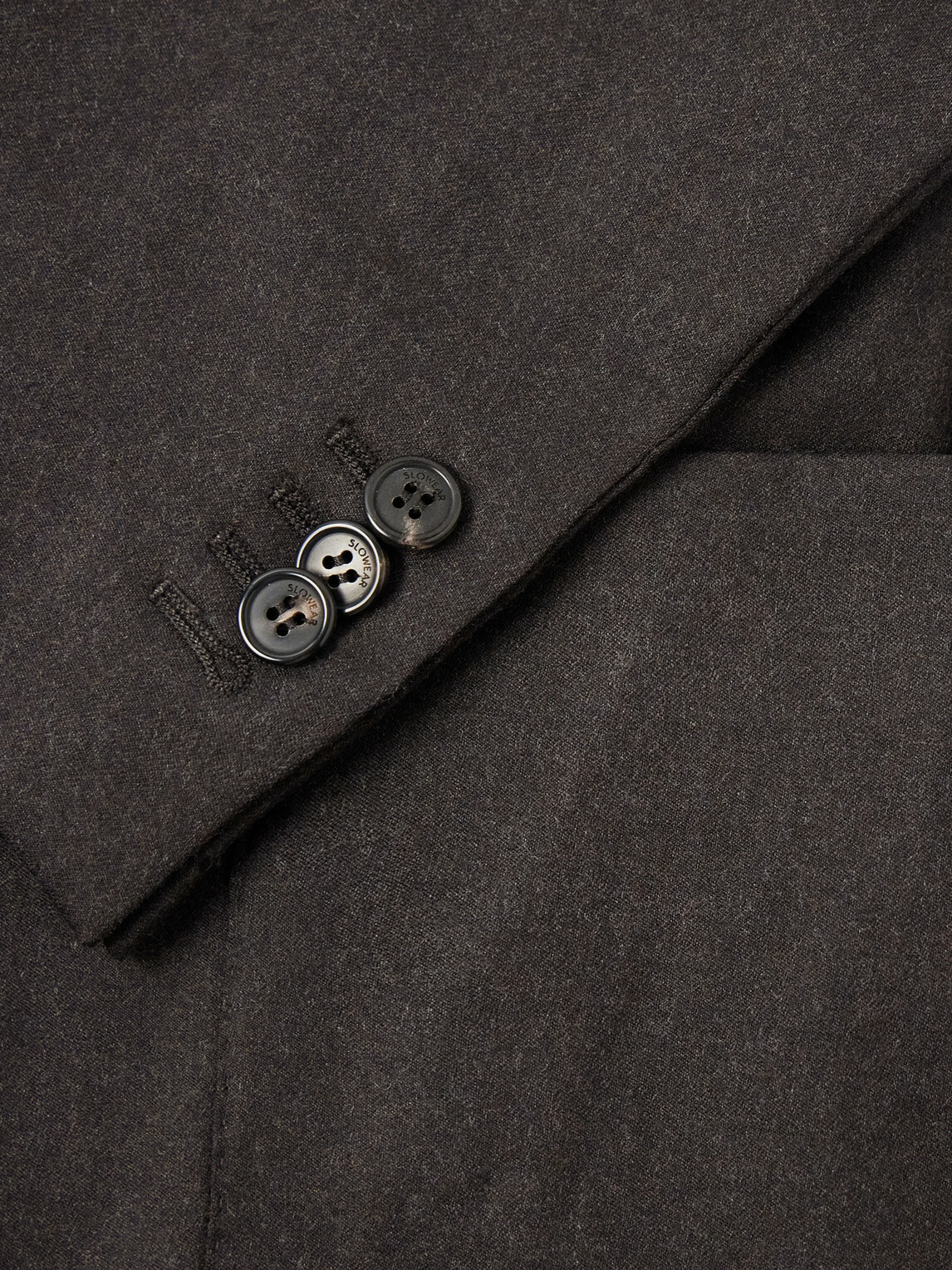 Slowear - Wool-Blend Flannel Suit Jacket - Brown