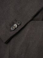 Slowear - Wool-Blend Flannel Suit Jacket - Brown