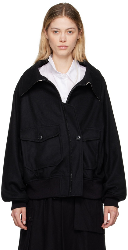 Photo: YOHJI YAMAMOTO Black R-Flight Jacket
