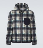 Loewe Plaid wool and linen jacket