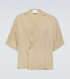 King & Tuckfield Cupro wrap shirt