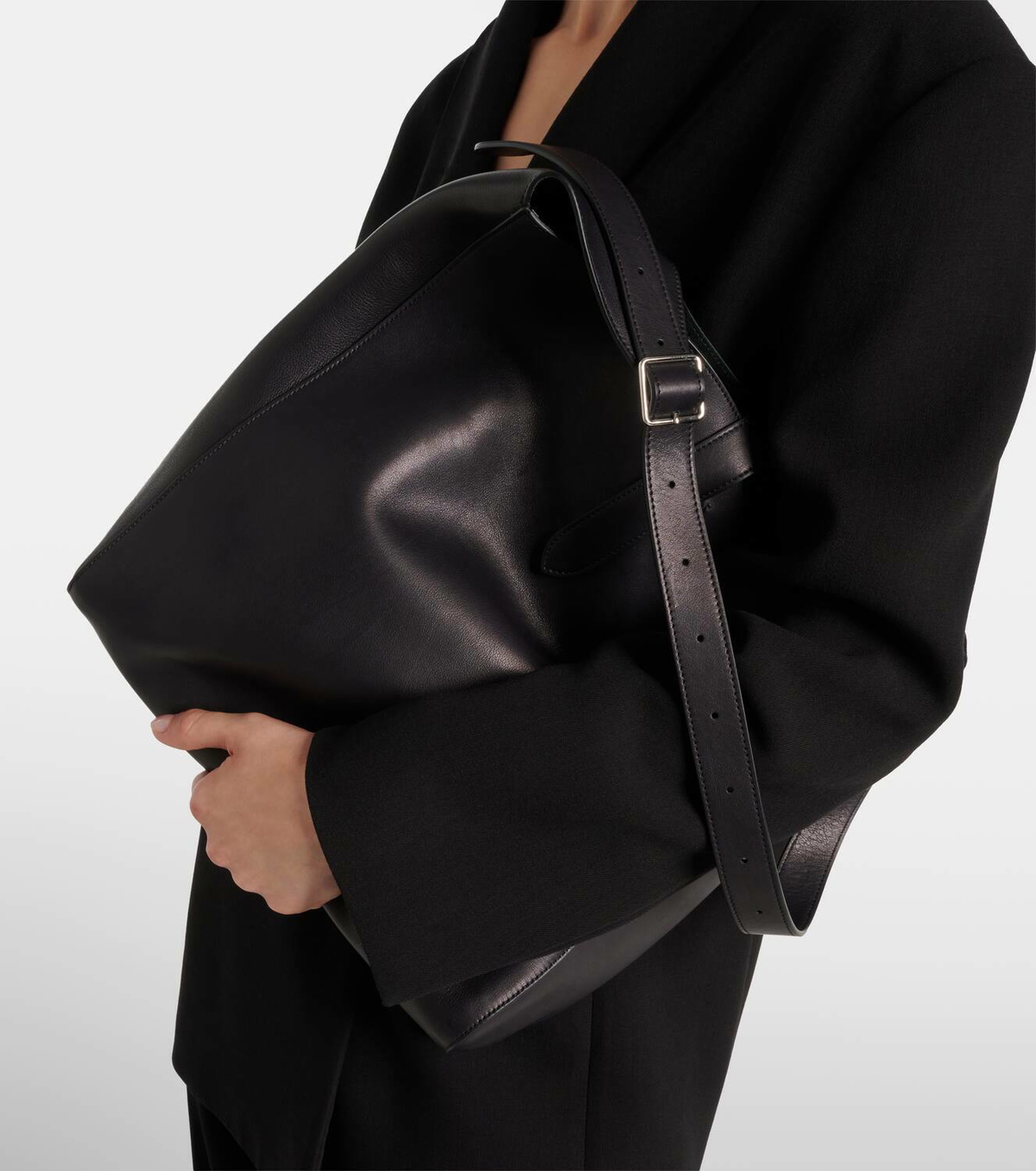 【THE ROW】Blake leather tote bag ウィメンズ 肩掛けバッグ The Row Blake leather tote bag The Row