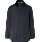 Barbour - White Label Bedale Corduroy-Trimmed Shell Jacket - Blue