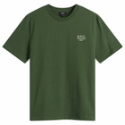 A.P.C. Men's Rue Madame Logo T-Shirt in T Fonce/Blanc