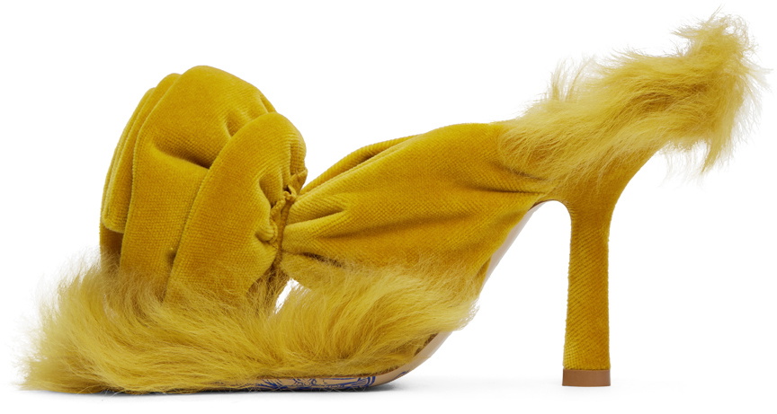 サンダル・ミュール BURBERRY 'Peep' sandals Yellow 8080253 s-l400.jpg