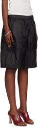 Stone Island Black L100004 Ripstop Light HT Nylon Shorts