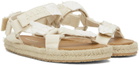 Maison Margiela Off-White Patchwork Hiking Sandals