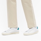 Adidas Men's Rod Laver Vin Sneakers in White/Legacy Teal