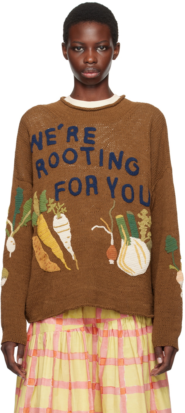 Story mfg. Brown Twinsun Rollneck Sweater