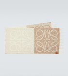 Loewe Anagram alpaca-blend bouclé scarf