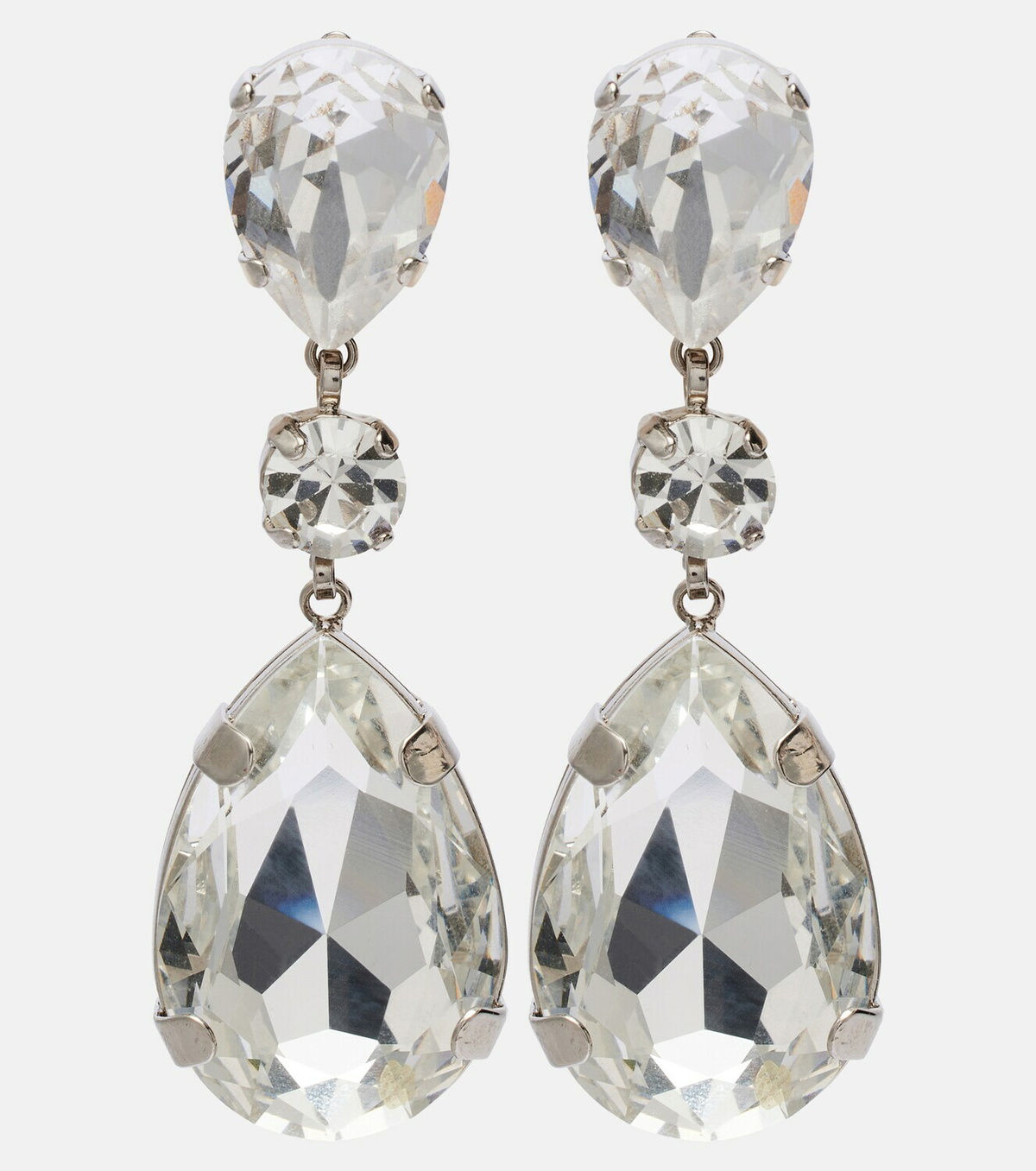 Dolce&Gabbana Crystal-embellished clip-on earrings